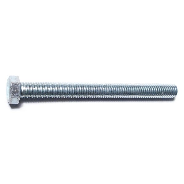 1/2"-13 x 5-1/2" Zinc Plated Steel Coarse Full Thread Hex Head Tap Bolts