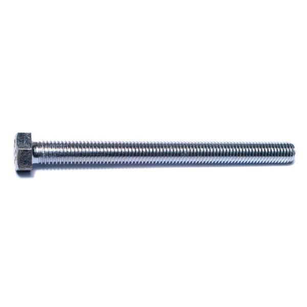 1/2"-13 x 6" Zinc Plated Steel Coarse Full Thread Hex Head Tap Bolts