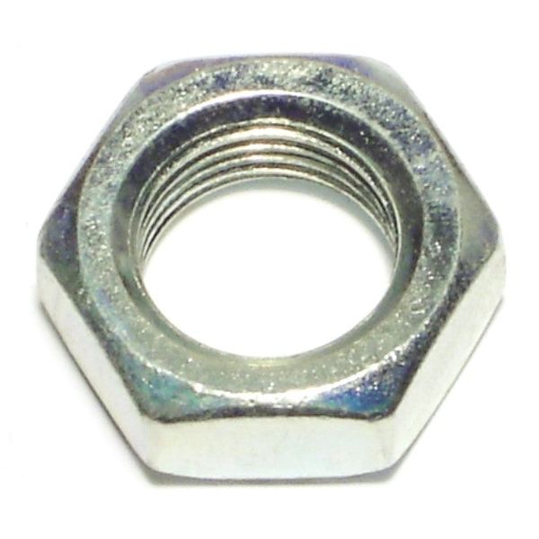 1/2"-20 x 27/32" Zinc Plated Steel Fine Thread Hex Jam Nuts