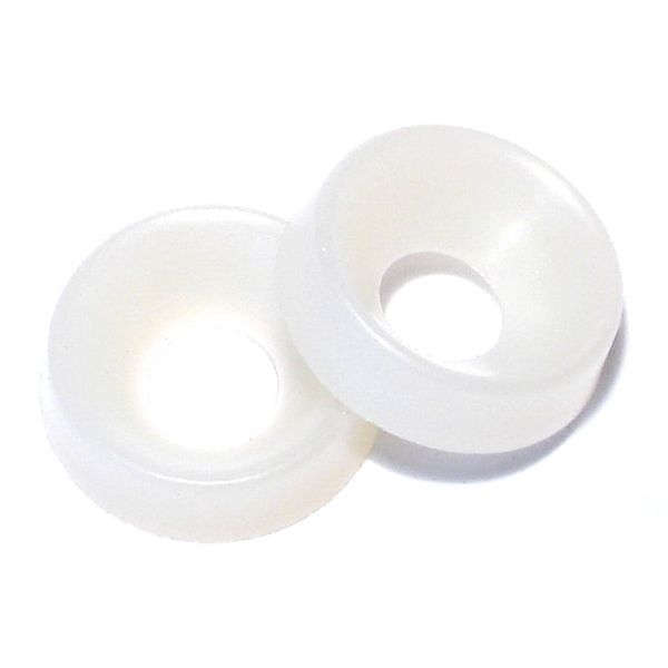 #14 x 17/64" x 11/16" x 3/16" Nylon Plastic Finishing Washers