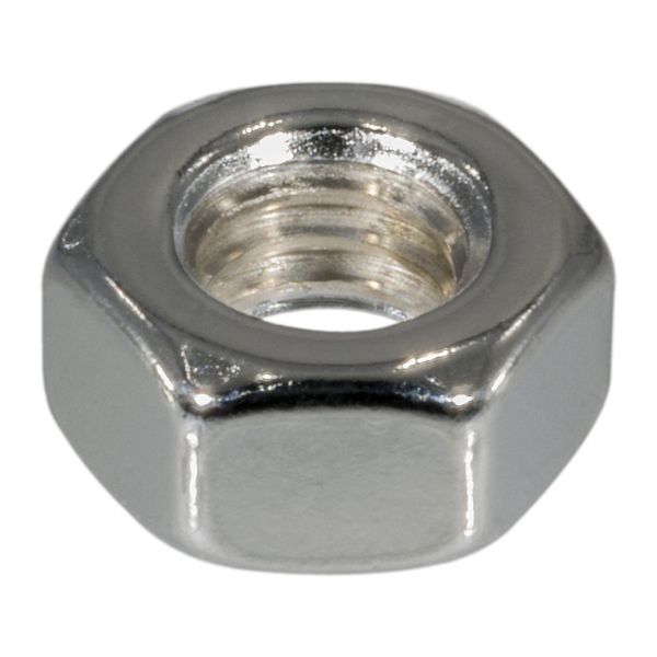 1/4"-20 Chrome Plated Grade 5 Steel Coarse Thread Hex Nuts