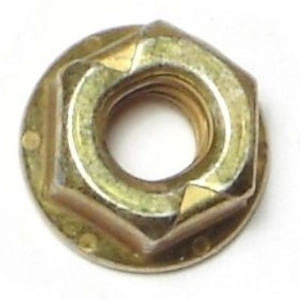 1/4"-20 Zinc Plated Grade 8 Steel Coarse Thread Flange Nuts Bolts