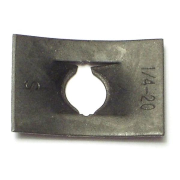 1/4"-20 Zinc Plated Steel Coarse Thread Flat Speed Nuts
