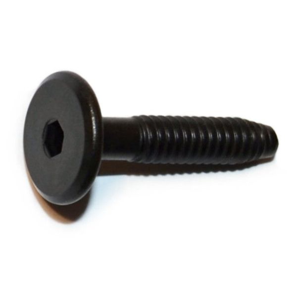 1/4"-20 x 1.18" Black Steel Coarse Thread Joint Connector Bolts