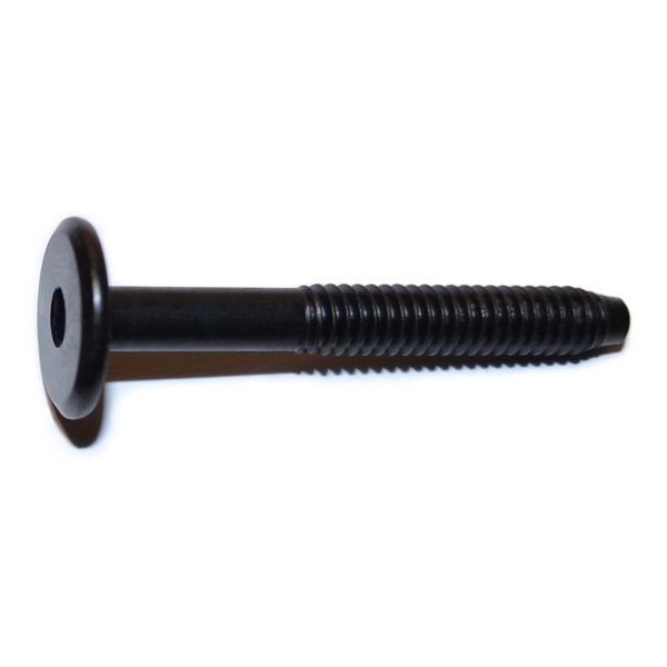 1/4"-20 x 1.97" Black Steel Coarse Thread Joint Connector Bolts