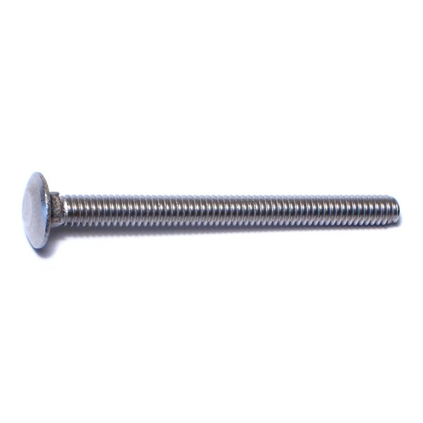 1/4"-20 x 3" 18-8 Stainless Steel Coarse Thread Carriage Bolts