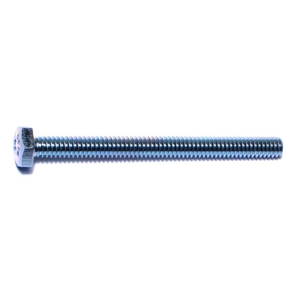 1/4"-20 x 3" Zinc Plated Steel Coarse Full Thread Hex Head Tap Bolts