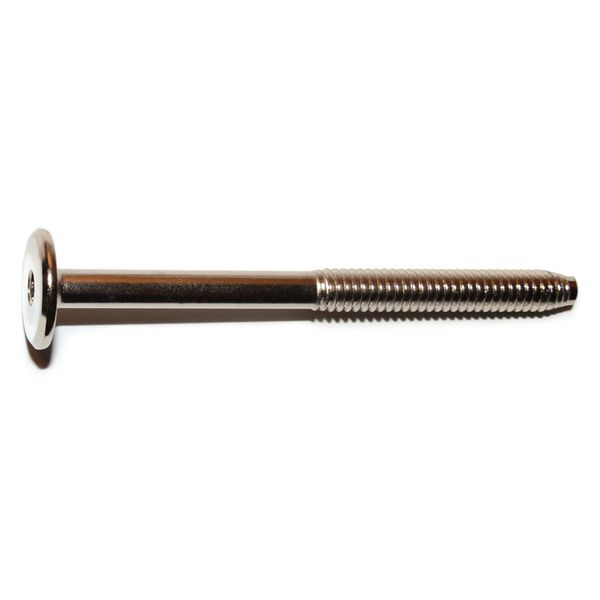 1/4"-20 x 3.15" Nickel Plated Steel Coarse Thread Joint Connector Bolts