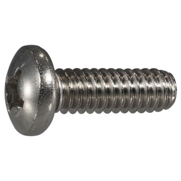 1/4"-20 x 3/4" 18-8 Stainless Phillips Pan Machine Screws MSPSS-275 (45 pcs.)