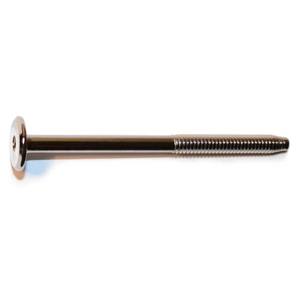 1/4"-20 x 3.55" Nickel Plated Steel Coarse Thread Joint Connector Bolts