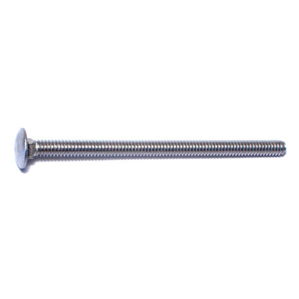 1/4"-20 x 4" 18-8 Stainless Steel Coarse Thread Carriage Bolts
