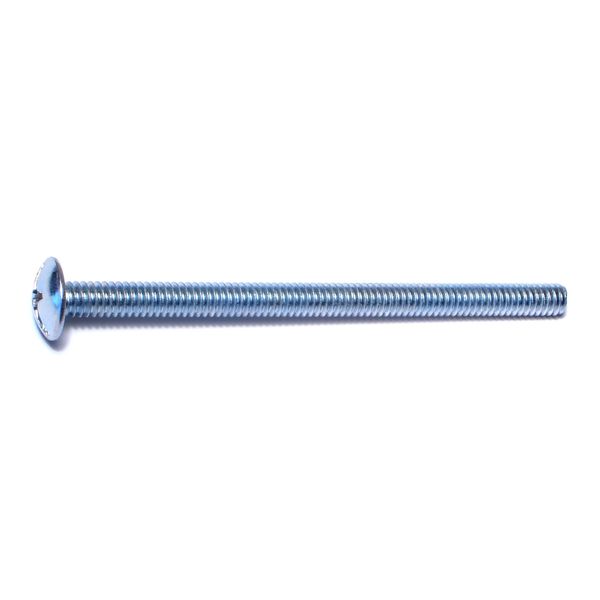 1/4"-20 x 4" Zinc Plated Steel Coarse Thread Combo Truss Head Machine Screws