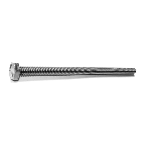 1/4"-20 x 5" 18-8 Stainless Steel Coarse Full Thread Hex Head Tap Bolts