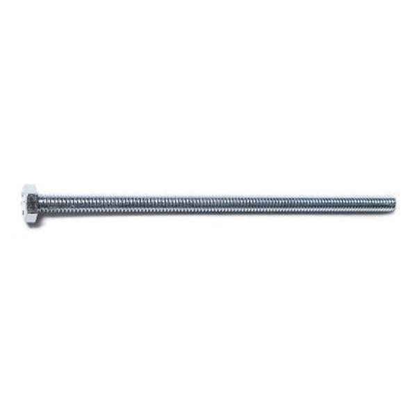 1/4"-20 x 5-1/2" Zinc Plated Steel Coarse Full Thread Hex Head Tap Bolts