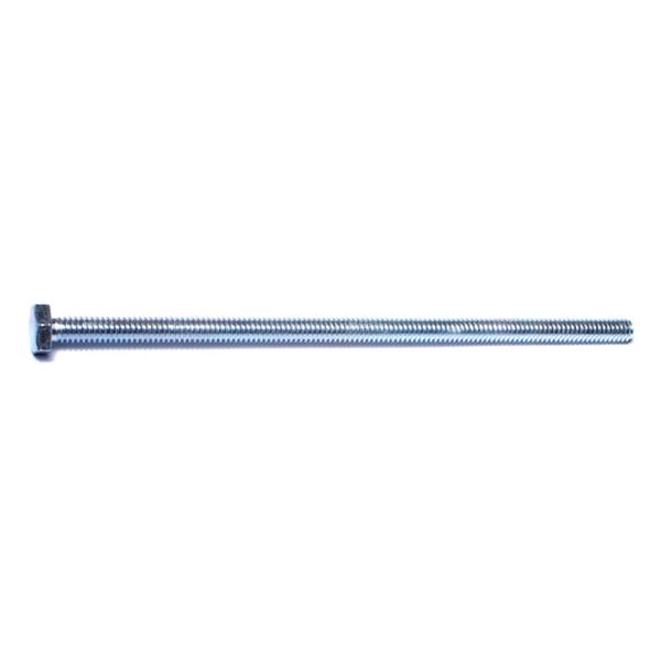 1/4"-20 x 6" Zinc Plated Steel Coarse Full Thread Hex Head Tap Bolts