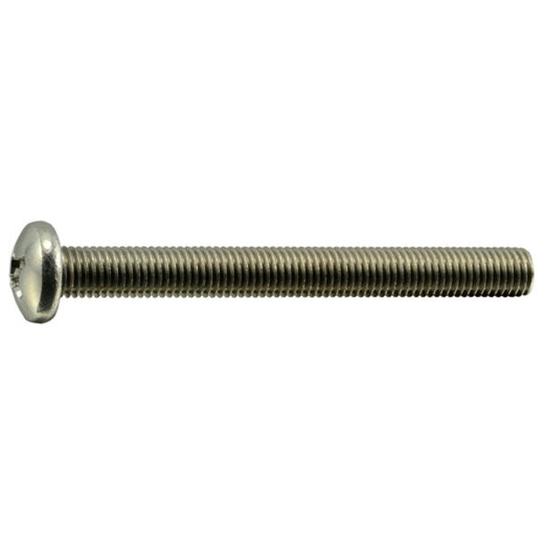 1/4"-28 x 2-1/2" 18-8 Stainless Steel Fine Thread Phillips Pan Head Machine Screws