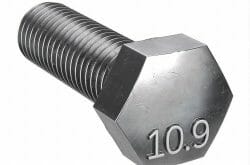 Imported Fasteners, Class 10.9 Steel Hex Head Cap Screws, Fasteners, Bolts
