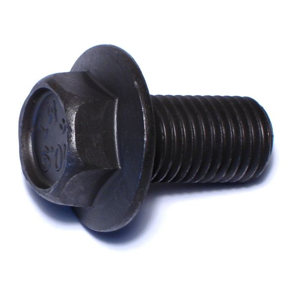 16mm-2.0 x 30mm Black Phosphate Class 10.9 Steel Coarse Thread Hex Washer Head Flange Bolts