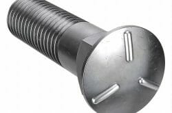 Imported Fasteners, Grade 5 Steel Dome Head Square Neck  Plow Bolts, Fasteners, Bolts