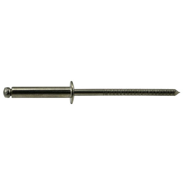 1/8" - 3/8" x 1/2" 18-8 Stainless Steel Dome Head Blind Pop Rivets