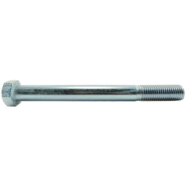 1"-8 x 10" Zinc Plated Grade 2 / A307 Steel Coarse Thread Hex Bolts