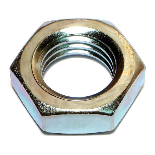 1"-8 x 1-11/16" Zinc Plated Steel Coarse Thread Hex Jam Nuts