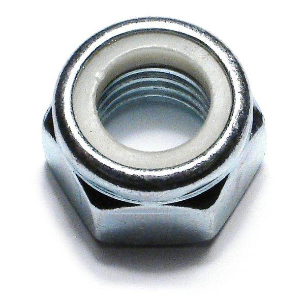 18mm-2.5 Zinc Plated Class 8 Steel Coarse Thread Nylon Insert Lock Nuts