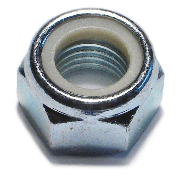 20mm-2.5 Zinc Plated Class 8 Steel Coarse Thread Nylon Insert Lock Nuts