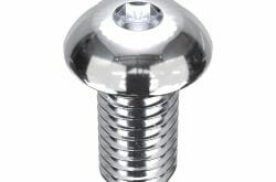 Imported Fasteners, Button Socket Head Cap Screw, Steel Low Carbon, Hex Socket, Chrome Plated, UNC, Fasteners, Socket Screws and Set Screws