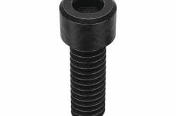 Imported Fasteners, Cylindrical Socket Head Cap Screw with Patch, Steel Alloy Steel, Hex Socket, Black Oxide, UNC, Fasteners, Socket Screws and Set Screws