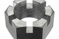Imported Fasteners, Slotted Hex Nut, Fasteners, Nuts