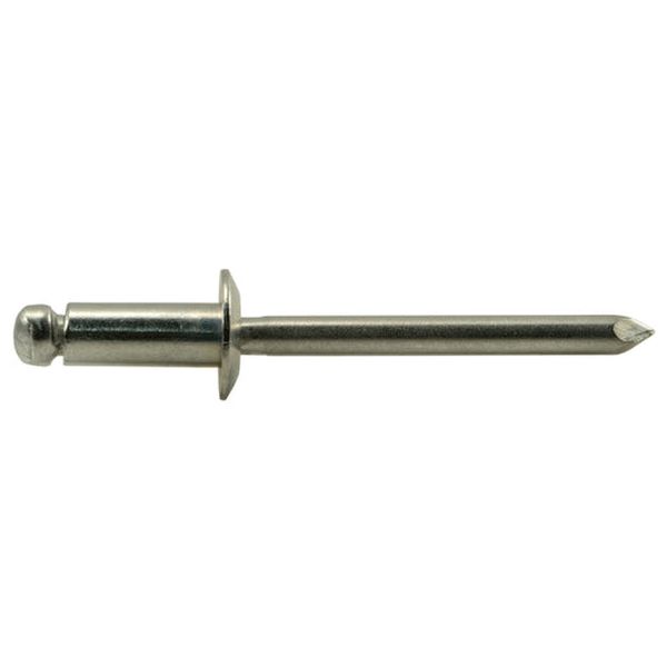3/16" - 1/8" x 1/4" 18-8 Stainless Steel Dome Head Blind Pop Rivets