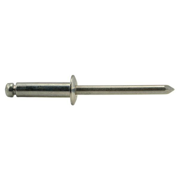 3/16" - 3/8" x 1/2" 18-8 Stainless Steel Dome Head Blind Pop Rivets