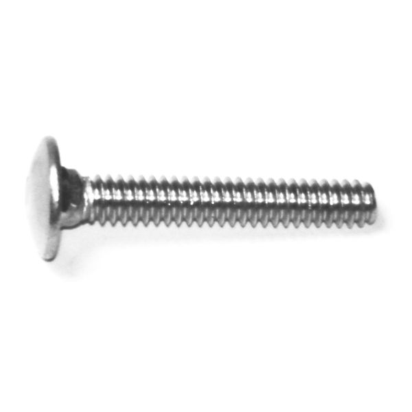 3/16-24 x 1-1/4" 18-8 Stainless Steel Coarse Thread Carriage Bolts