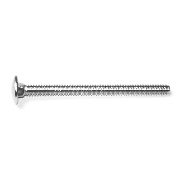 3/16-24 x 2-1/2" 18-8 Stainless Steel Coarse Thread Carriage Bolts