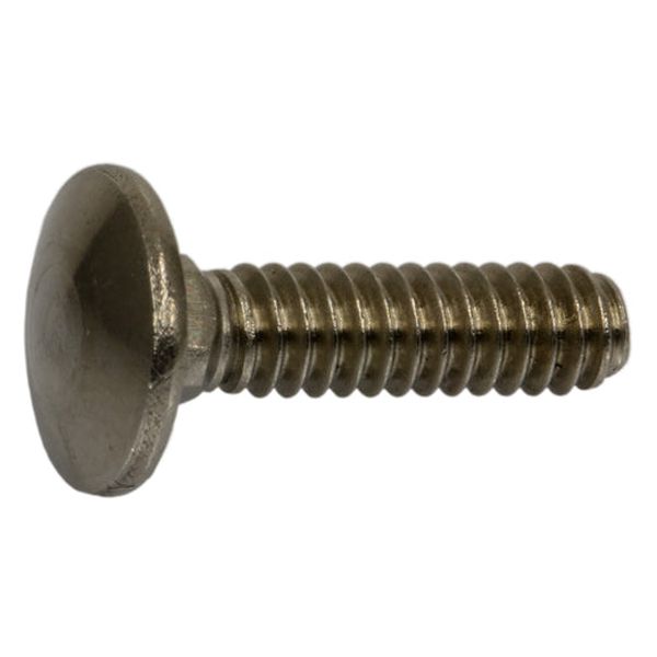 3/16-24 x 3/4" 18-8 Stainless Steel Coarse Thread Carriage Bolts