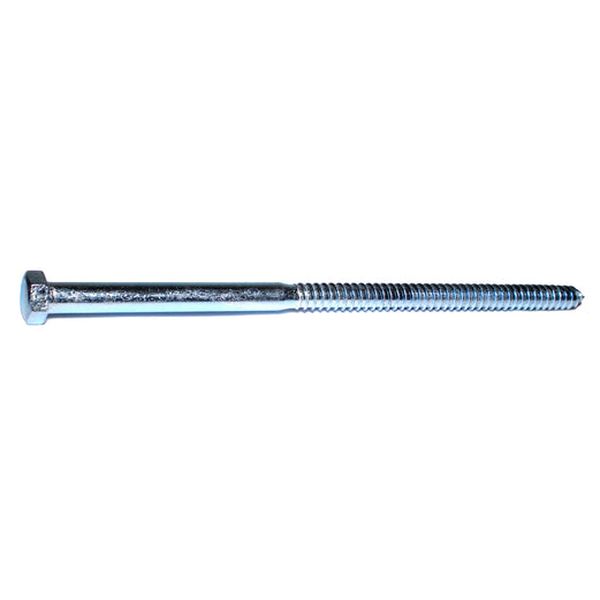 3/4" x 16" Zinc Plated Grade 2 / A307 Steel Hex Head Lag Screws