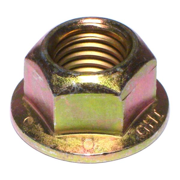 3/4"-10 Zinc Plated Grade 8 Steel Coarse Thread Flange Nuts Bolts