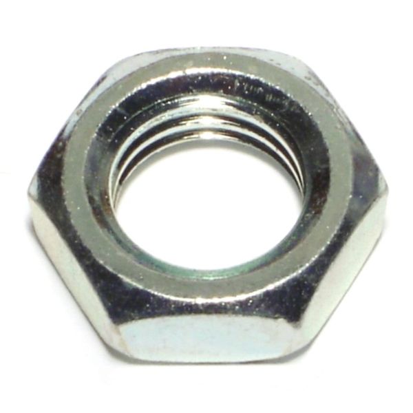 3/4"-10 x 1-1/4" Zinc Plated Steel Coarse Thread Hex Jam Nuts
