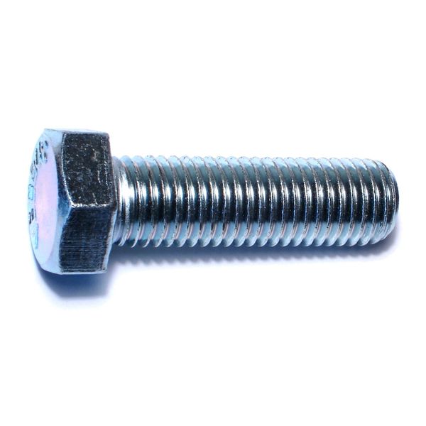 3/4"-10 x 2-1/2" Zinc Plated Grade 2 / A307 Steel Coarse Thread Hex Bolts