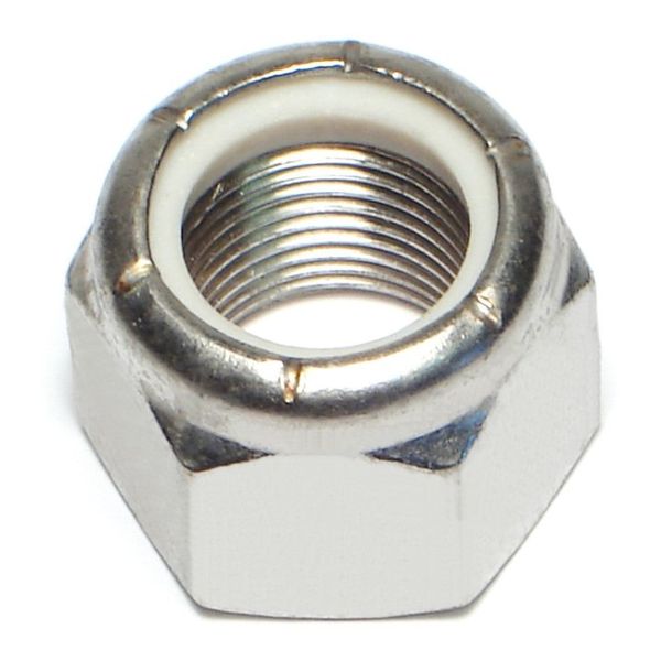 3/4"-16 18-8 Stainless Steel Fine Thread Nylon Insert Lock Nuts