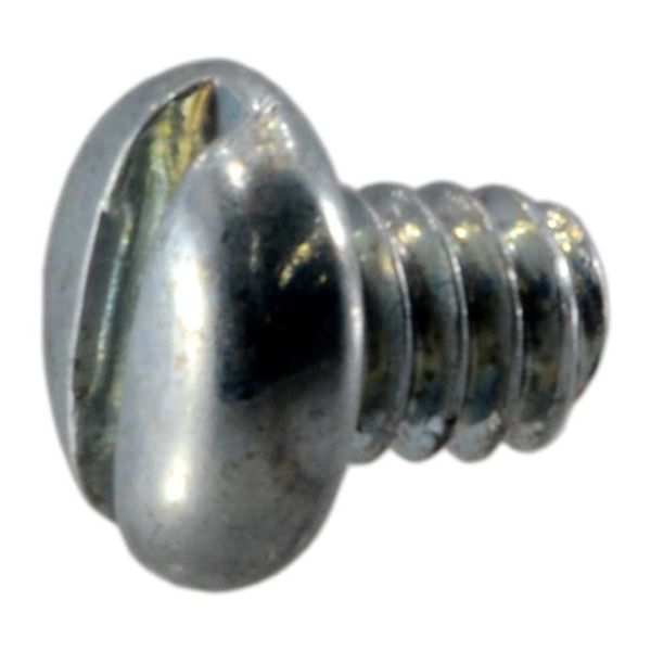 #3-48 x 1/8" Zinc Plated Steel Coarse Thread Slotted Pan Head Machine Screws