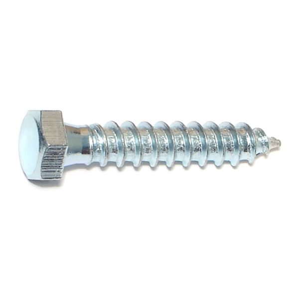 3/8" x 2" Zinc Plated Grade 2 / A307 Steel Hex Head Lag Screws