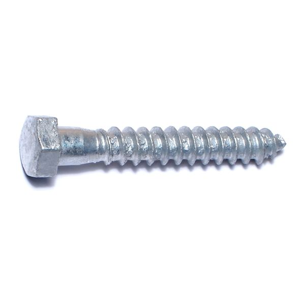 3/8" x 2-1/2" Hot Dip Galvanized Steel Hex Head Lag Screws