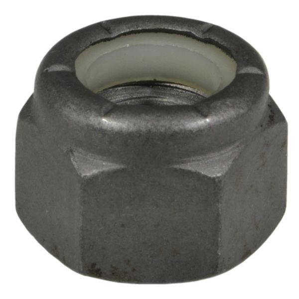 3/8"-16 Black Phosphate Grade 2 Steel Coarse Thread Nylon Insert Lock Nuts