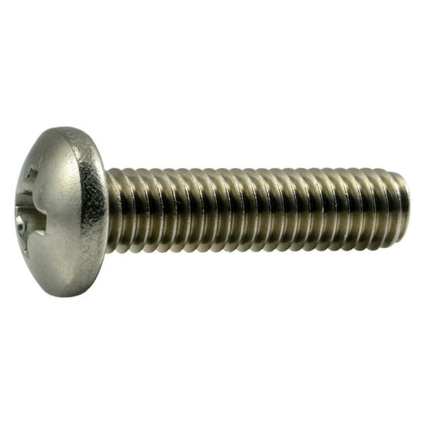 3/8"-16 x 1-1/2" 18-8 Stainless Steel Coarse Thread Phillips Pan Head Machine Screws