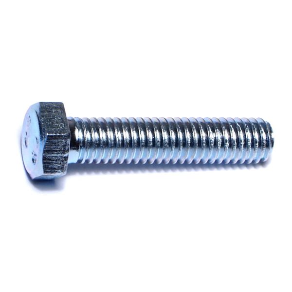 3/8"-16 x 1-3/4" Zinc Plated Grade 2 / A307 Steel Coarse Thread Hex Bolts