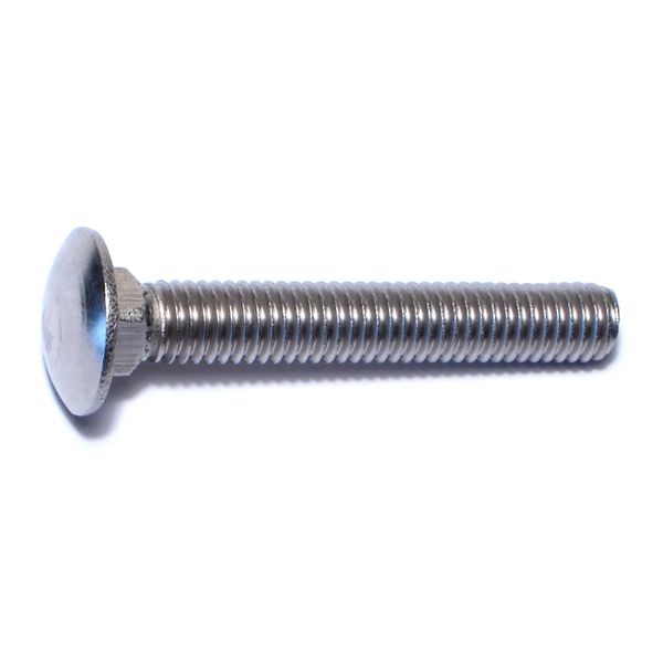 3/8"-16 x 2-1/2" 18-8 Stainless Steel Coarse Thread Carriage Bolts