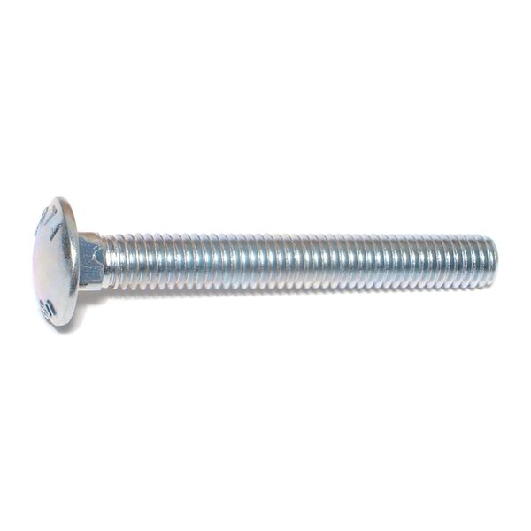 3/8"-16 x 3" Zinc Plated Grade 2 / A307 Steel Coarse Thread Carriage Bolts