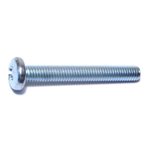 3/8"-16 x 3" Zinc Plated Steel Coarse Thread Phillips Pan Head Machine Screws
